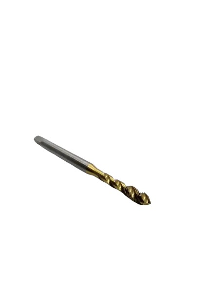 Macho Máquina M DIN 371 Canal Helicoidal M4 X 0,70 com Cobertura de TICN